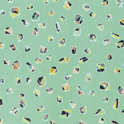 Erin McMorris PWEM093 Intermix Helix Mint Cotton Fabric By The Yard 
