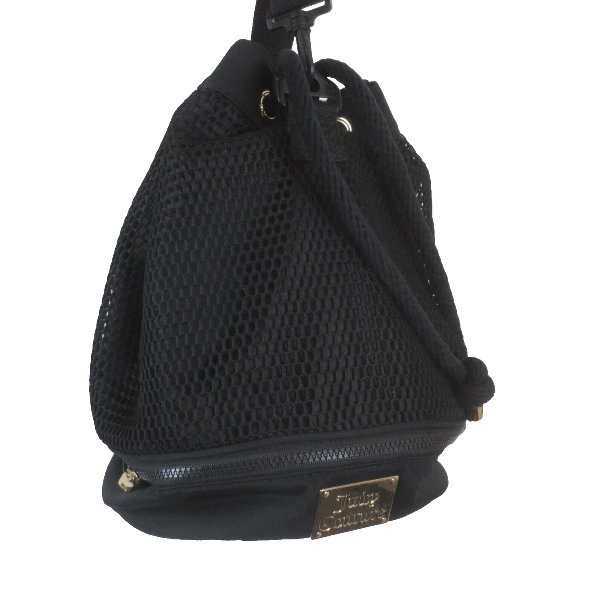 Juicy Couture Black Convertible‎ Backpack Drawstring Bucket Bag Juicy Couture - Brandclub - Juicy Couture Women main image 3