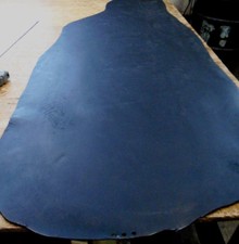 9/10 Black Veg Tan Water Buffalo Belt Strap Tack Collar Leather Bend-12-13.5sqft