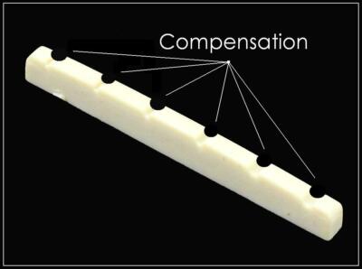 MusicianAtHeart FULLY COMPENSATED Bone Nut made for Fender Strat Tele Guitar