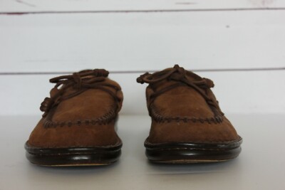 Born Men Brown Size 11.5 Leather Casual Slip On Loafers  display picture 3