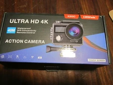 Campark X20C Action Camera 4K Ultra HD Sports Cam Waterproof w/ LOTS of EXTRAS
