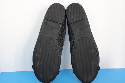 Faded Glory Women's BLACK Glittery Dressy Ballet FLATS~Size 6~Shoes~ - Picture 9 of 9