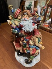 santa christmas centerpiece