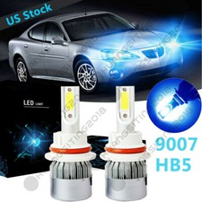 Ice Blue 9007 Hb5 Led Headlight Bulb High-lo C6 For Pontiac Grand Prix 1997-2003 Ice Blue 9007 Hb5 Led Headlight Bulb High-lo C6 For Pontiac Grand Prix 1997-2003