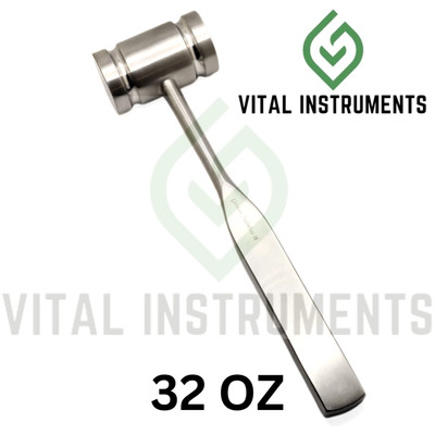 Bone Mallet 10.5'' Orthopedic Surgical Instrument 32oz(900grams) German Stainless
