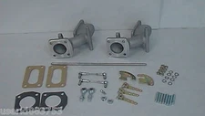 TRIUMPH  TR6  MANIFOLD SET & LINKAGE ~32/36  WEBER CARBURETORS