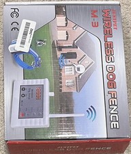 Wireless Dog Fence Two Way Signal Pet Containment System, Display Battery Level.