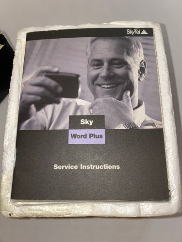 MOTOROLA SKYTEL FLEX PAGER ~ A06CXB5806BA Z przezroczystym klipsem do paska instrukcja - Zdjęcie 7 z 10