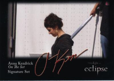 Twilight Saga: Eclipse On the Set Signature Promo SS4
