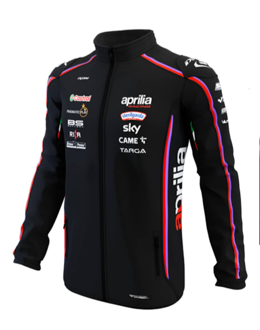 Official Aprilia Racing SF1 Team Black Softshell Jacket 25