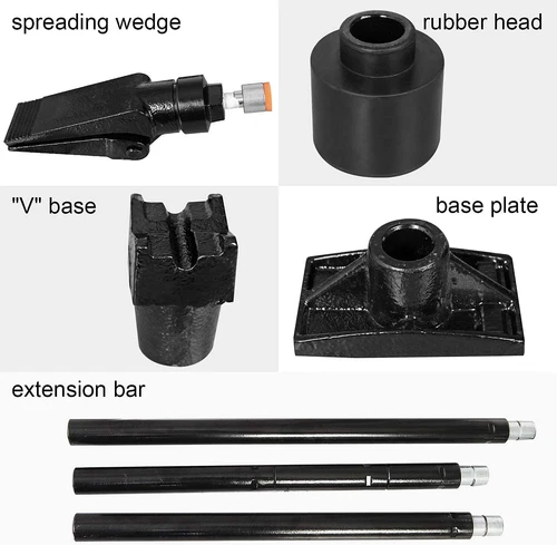 4 Ton Big Red Auto Body Frame Repair Kit Hydraulic Ram, with Storage Case Black - Picture 5 of 5