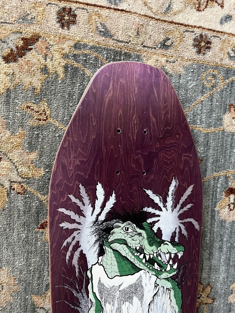 Vintage NOS OG Zorlac Donny Myhre Gator Skateboard deck Pushead