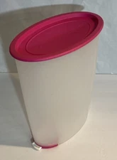 Tupperware FIFO Cereal Dry Food Keeper Container Storage 1.6L 7cup Pink  3976B-2