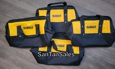 4 DEWALT 15" 9" 10" Heavy Duty Nylon Contractor Tool Bags - NEW - FREE SHIP
