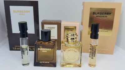 Burberry Hero & Goddess EDP Mini 2pc Set 0.16 fl.oz/ 5ml each+