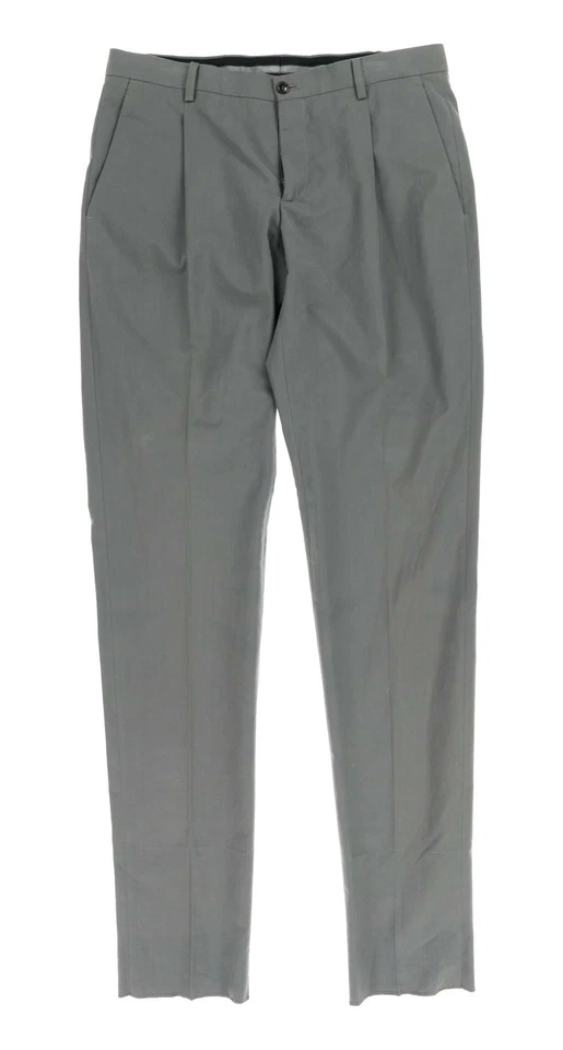 Pantalones de vestir gris caqui Giorgio Armani talla IT 50 Foto 4 de 4