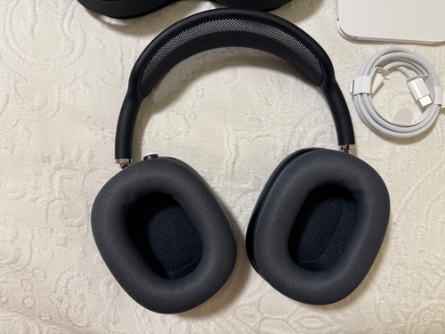 Apple Airpods Max USB-C Midnight Complete Rarely Used - Zdjęcie 3 z 7