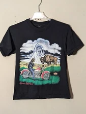 Rare 1996 Easy Riders Bike Show Indian Chief Shaman Buffalo Spirit Harely Small