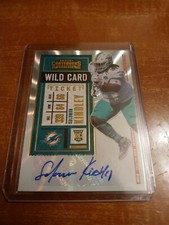 SOLOMON KINDLEY 2020 PANINI CONTENDERS WILD CARD TICKET AUTOGRAPH SSP DOLPHINS