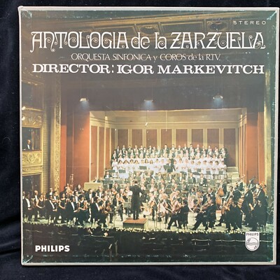 ANTOLOGIA DE ZARZUELA - IGOR MARKEVITCH - PHILIPS ST 2LP BOX