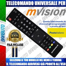 TELECOMANDO UNIVERSALE MVISION CLICCA IL TUO MODELLO LO RICEVERAI GIA PRONTO
