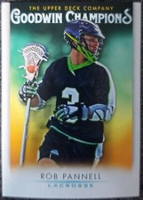 2021 UD GOODWIN CHAMPIONS ROB PANNELL LACROSSE CARD #48 NM/MT