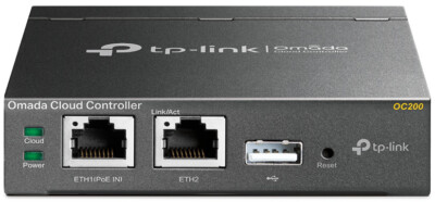 TP-Link OC200 Omada Cloud WLAN Controller PoE Dual-USB Grau BRANDNEU