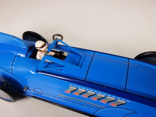 Shylling Toys, Bluebird Land Speed Record Car, Federwerk, Blech, NO Box #CW413 - Picture 9 of 15
