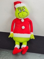 20in Christmas Grinch Plush Doll Soft Stuffed Toy Kid Xmas Gift New Suction Cup