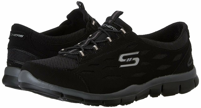 skechers full black