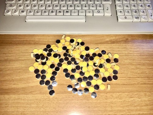 200 Repair Foam Pads for Keytronic Keyboard, COMPLETE WITH CAPACITIVE CONTACT - Zdjęcie 9 z 12