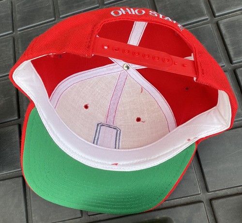 NWOT Vintage 90s Ohio State Buckeyes New Era Pro Model Snapback Hat Cap Wool - Picture 7 of 9