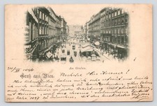 Gruss Aus Vien Austria Greetings from Vienna Austria c1896 Postcard