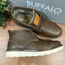 Buffalo David Bitton Men's Metcalf Brown Chukka Boots Size 8