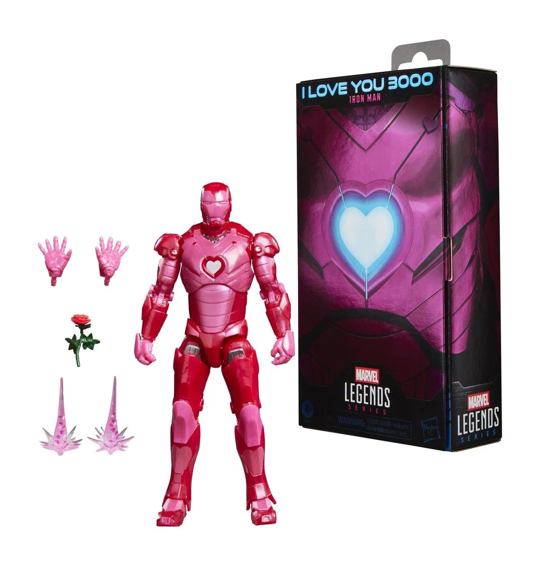 HASBRO Figura de acción MARVEL LEGENDS SERIES IRON MAN I LOVE YOU 3000 15 CM