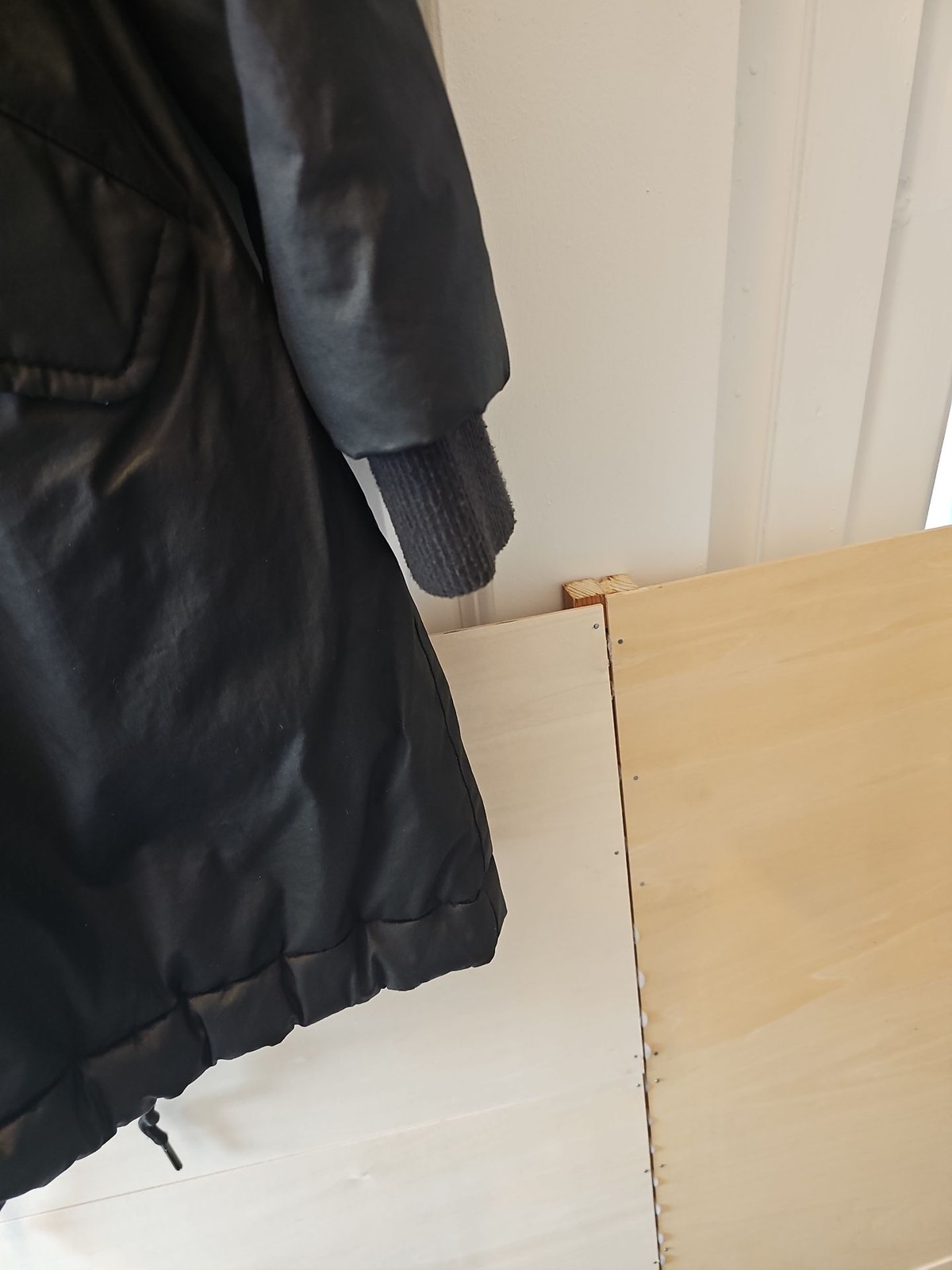M&S Collection Women's Black Borg-Lined Parka Coat W551 image 5