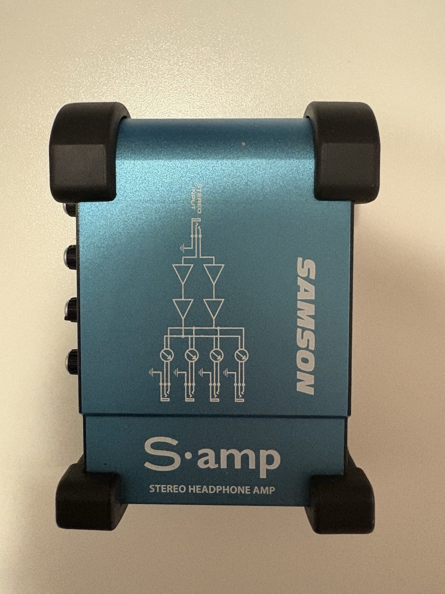 Samson S-amp Stereo Headphone Amplifier Amp | eBay