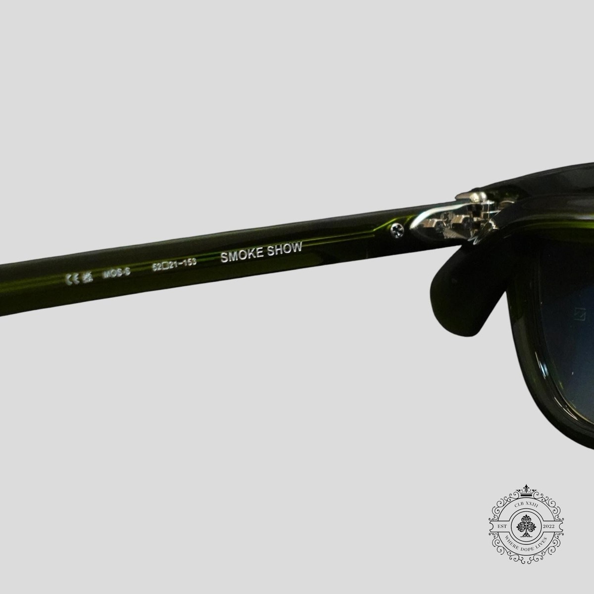 Chrome Hearts Smoke Show Sunglasses in Green/Silver | eBay