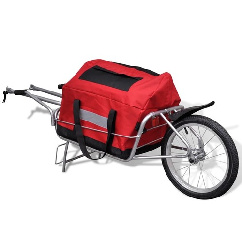 2-in-1 Lastenfahrrad mit Aufbewahrungsbeutel Fahrradanhänger Transportanhänger - Bild 5 von 10