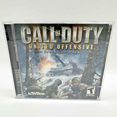 Call of Duty United Offensive and the Expansion Pack Activision PC CD Rom