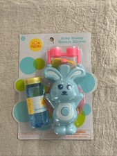 Sun Squad Blue Bunny Bubble Blower Blaster NEW