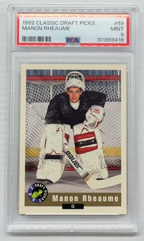 Manon Rheaume trading card