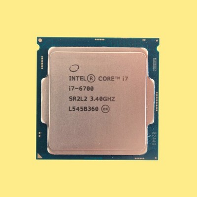 Intel Core i7-6700 CPU Prozessor, LGA1151, SR2L2, 3,4 GHZ, Mit CPU Box | 3