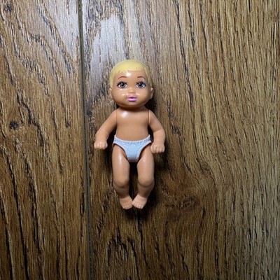 Barbie Blonde Baby Mini Figure Moving Extremities Toddler DollKrissy Vintage 3''