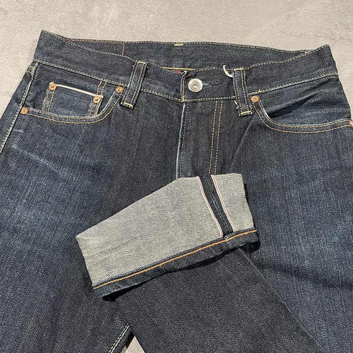 UNIQLO Selvedge Jeans Mens 30x32 Dark Wash UJ S002 Japanese