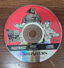 Marvel Super Heroes VS Street Fighter Sega Saturn
