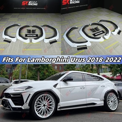 Carbon Fiber/Black Fender Flare Wide Wheel Arch Cover For Lamborghini Urus 18-22