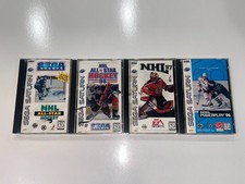 4 Sega Saturn Hockey Games (NHL 97, All-Star Hockey/98, NHL Powerplay 96) Lot 26
