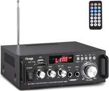 Amplificador de audio estéreo inalámbrico Bluetooth 5.0 de 298 A y 300 W x 2